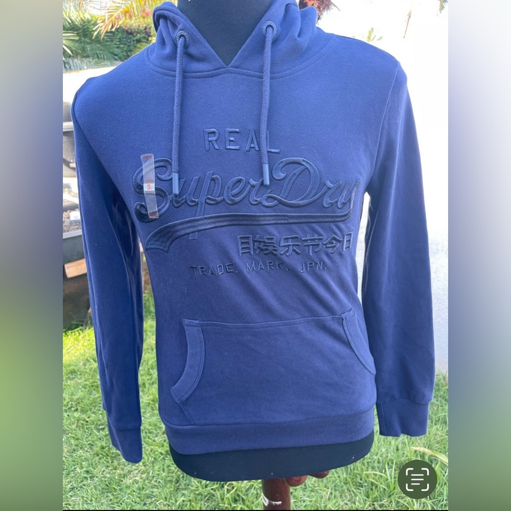 New Super Dry Tonal Embroidery Entry Hoodie Jacket Women's 6 Trademark Japan